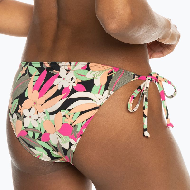 Partea de jos a costumului de baie ROXY Printed Beach Classics Bikini anthracite palm song s