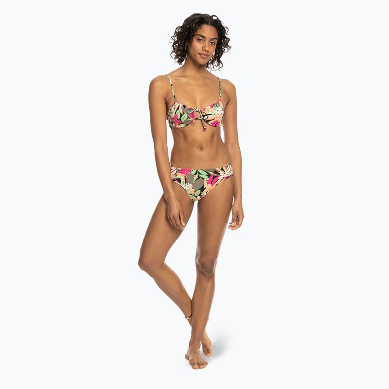 Partea de jos a costumului de baie ROXY Printed Beach Classics Hipster anthracite palm song s