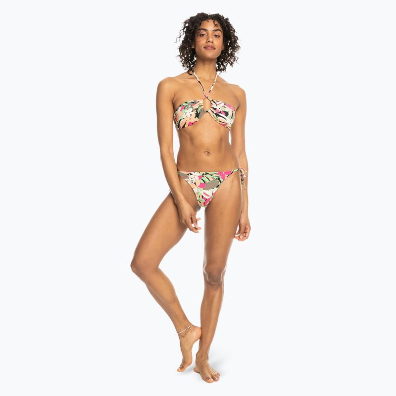 Partea de sus a costumului de baie ROXY Printed Beach Classics Halter anthracite palm song s