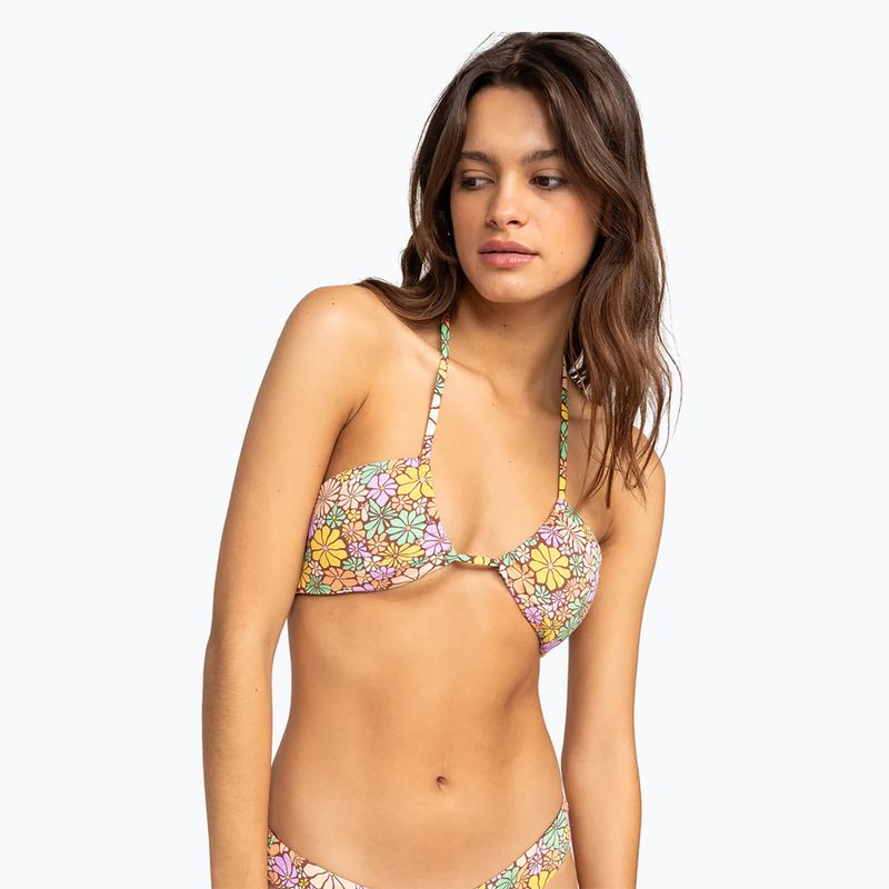 Partea de sus a costumului de baie ROXY All About Sol Bandeau root beer all about sol mini