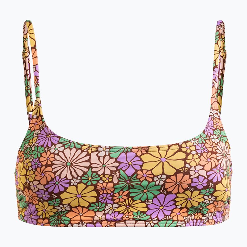 Partea de sus a costumului de baie ROXY All About Sol Bralette root beer all about sol mini