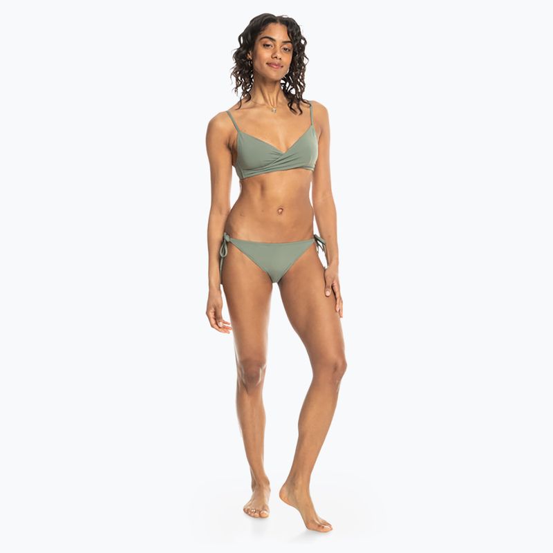 Partea de sus a costumului de baie ROXY Beach Classics Wrap agave green