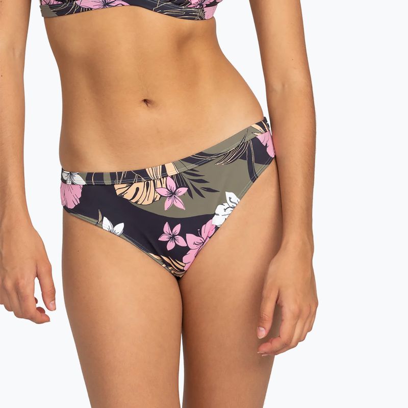 Partea de jos a costumului de baie ROXY Pro The Snap Turn Cheeky anthracite classic pro surf 2