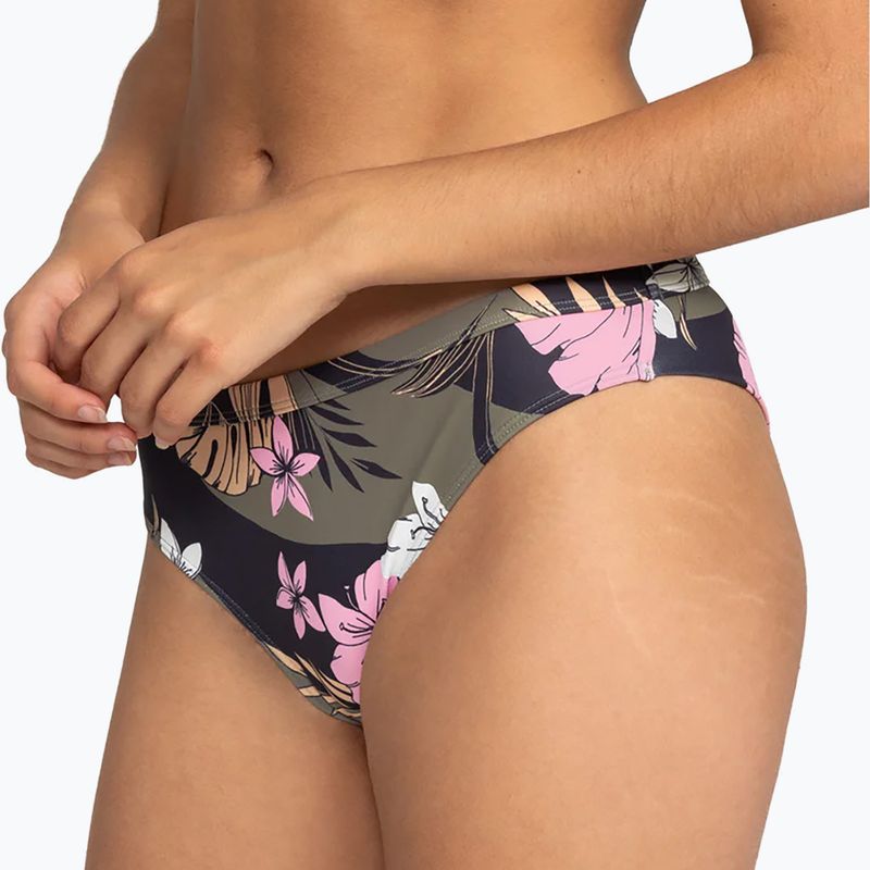 Partea de jos a costumului de baie ROXY Pro The Snap Turn Cheeky anthracite classic pro surf