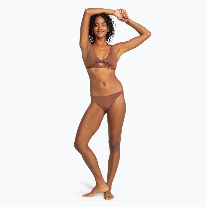 Partea de sus a costumului de baie ROXY Silky Island root beer