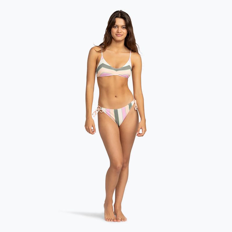 Partea de jos a costumului de baie ROXY Vista Stripe Tie Side agave green very vista stripe 3