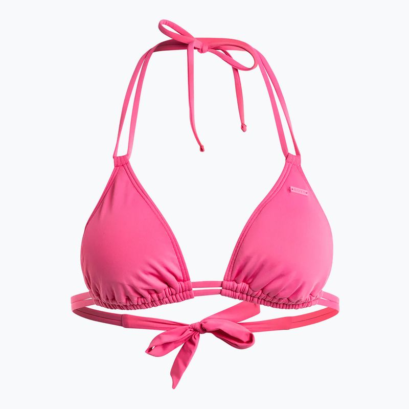 Partea de sus a costumului de baie ROXY Beach Classics Tiki Tri shocking pink