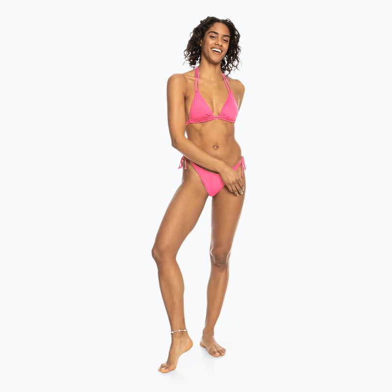 Partea de sus a costumului de baie ROXY Beach Classics Tiki Tri shocking pink