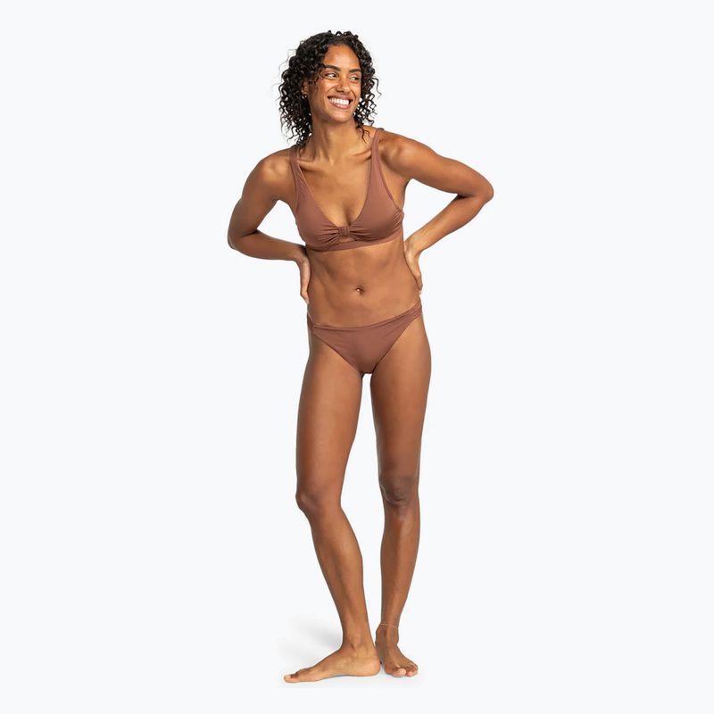 Partea de jos a costumului de baie ROXY Silky Island Cheeky root beer 3