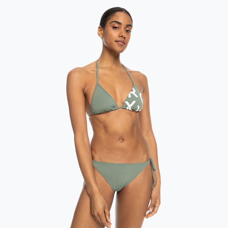 Costum de baie din două piese pentru femei ROXY Beach Classics Tie Side agave green 3