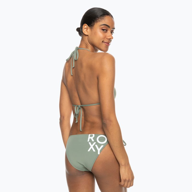 Costum de baie din două piese pentru femei ROXY Beach Classics Tie Side agave green 6