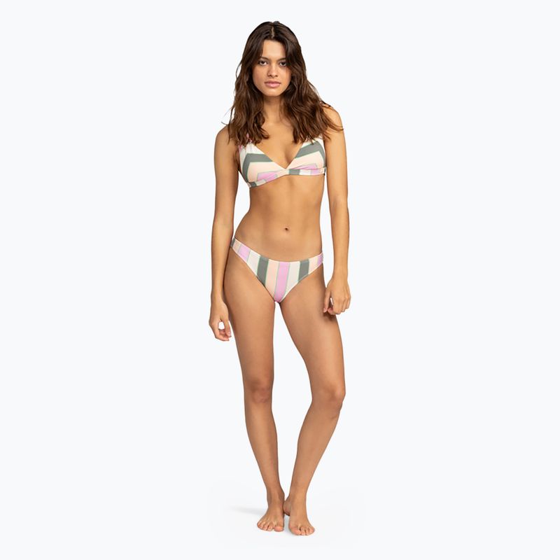 Partea de jos a costumului de baie ROXY Vista Stripe Bikini agave green very vista stripe