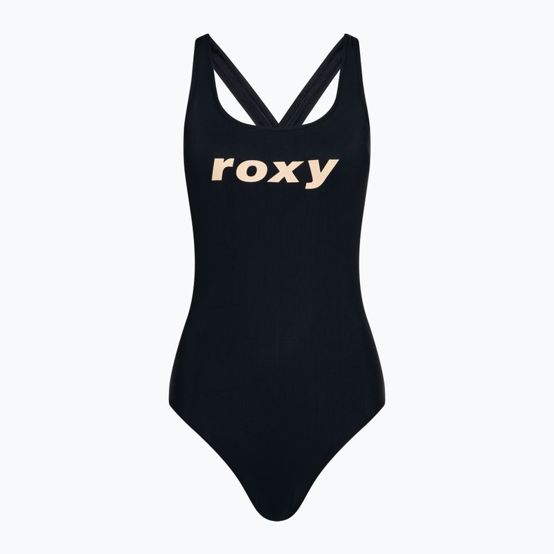 Costum de baie dint-o piesă pentru femei ROXY Active Cross anthracite