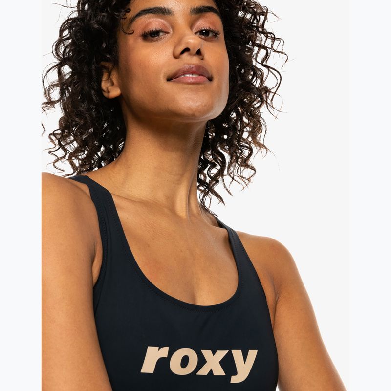 Costum de baie dint-o piesă pentru femei ROXY Active Cross anthracite 8