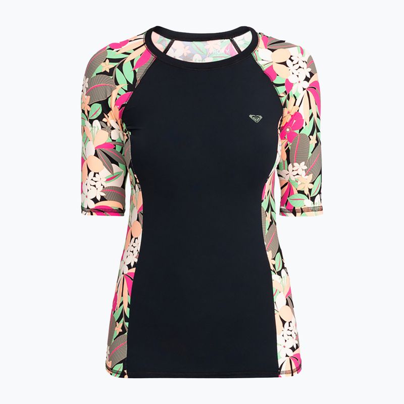 Tricou de înot pentru femei  ROXY Lycra Printed anthracite palm song s 6