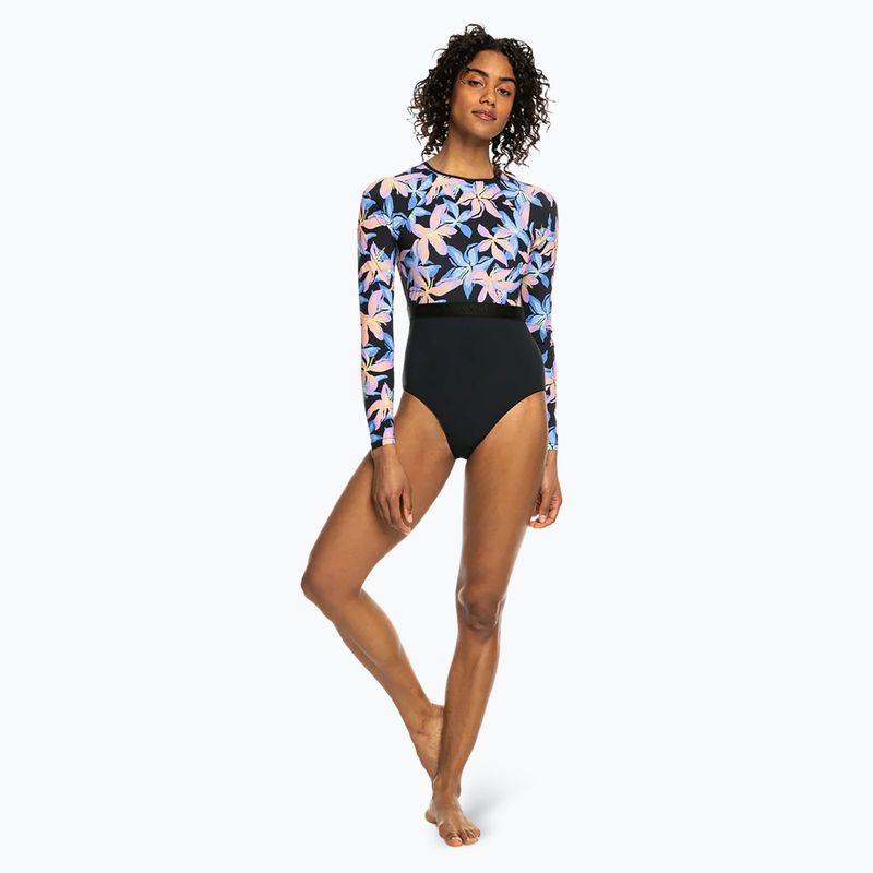 Costum de baie o piesă pentru femei ROXY Active anthracite kiss 3