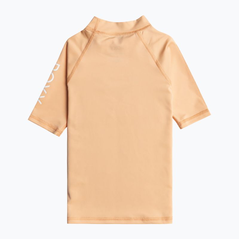 Tricou de înot pentru copii ROXY Whole Hearted peach fuzz 2