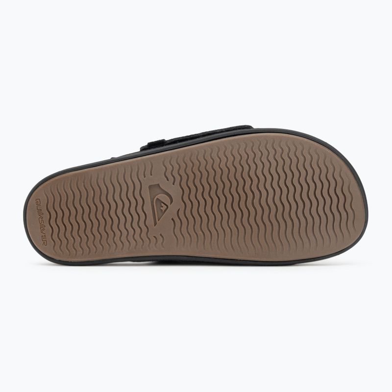 Papuci pentru bărbați Quiksilver Rivi Suede black 1 4
