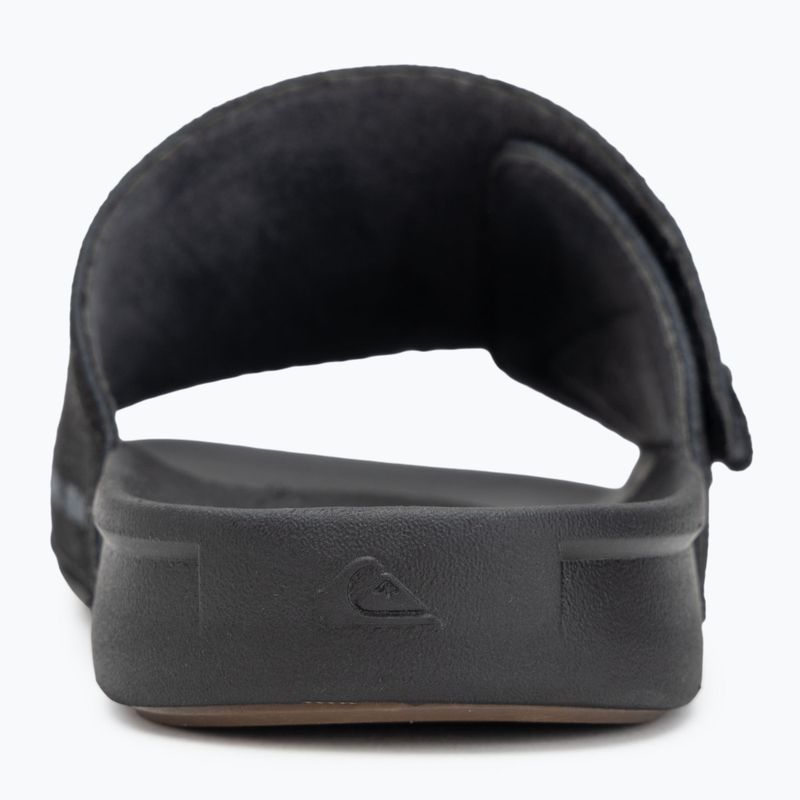 Papuci pentru bărbați Quiksilver Rivi Suede black 1 6