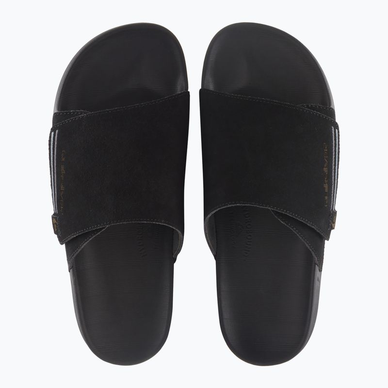 Quiksilver Rivi Suede flip-flops bărbați negru 1 3