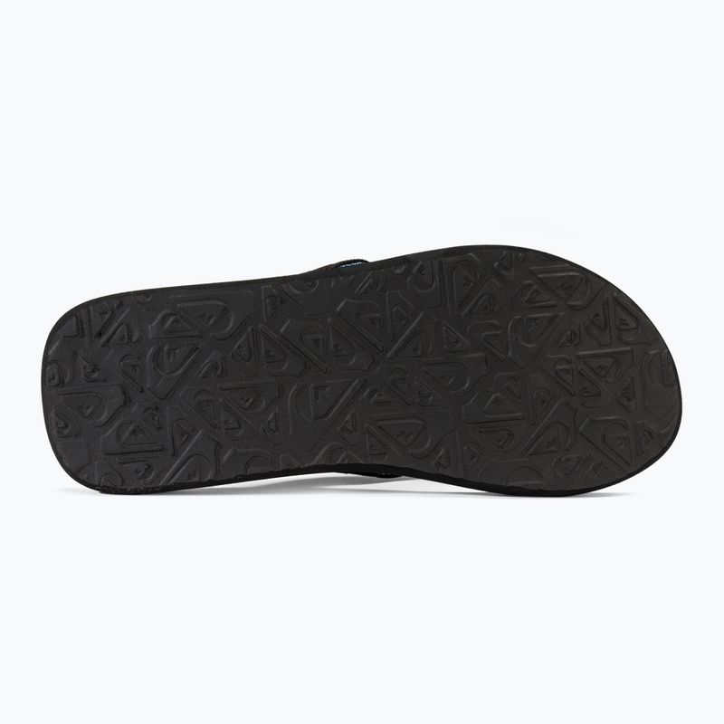 Papuci pentru bărbați Quiksilver Molokai Layback II blue / blue / orange 4