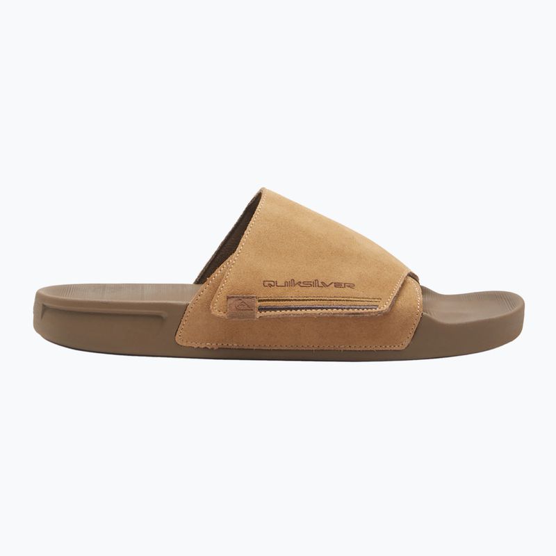 Quiksilver Rivi Suede bărbați flip-flops tan 1 2