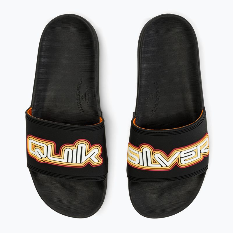 Quiksilver bărbați Quiksilver Rivi Wordmark Slide II negru 2 flip-flops 8