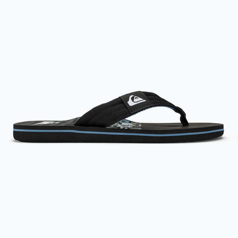 Papuci pentru bărbați Quiksilver Molokai Layback II black3 2