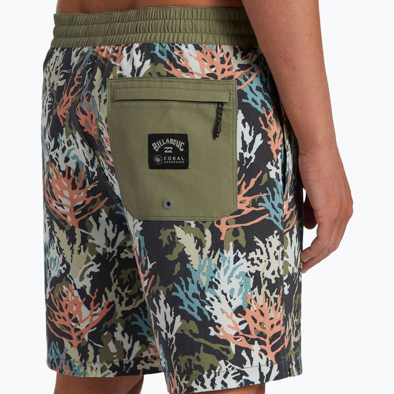 Pantaloni scurți de baie Billabong Coral Garden Layback pentru bărbați, multicolore