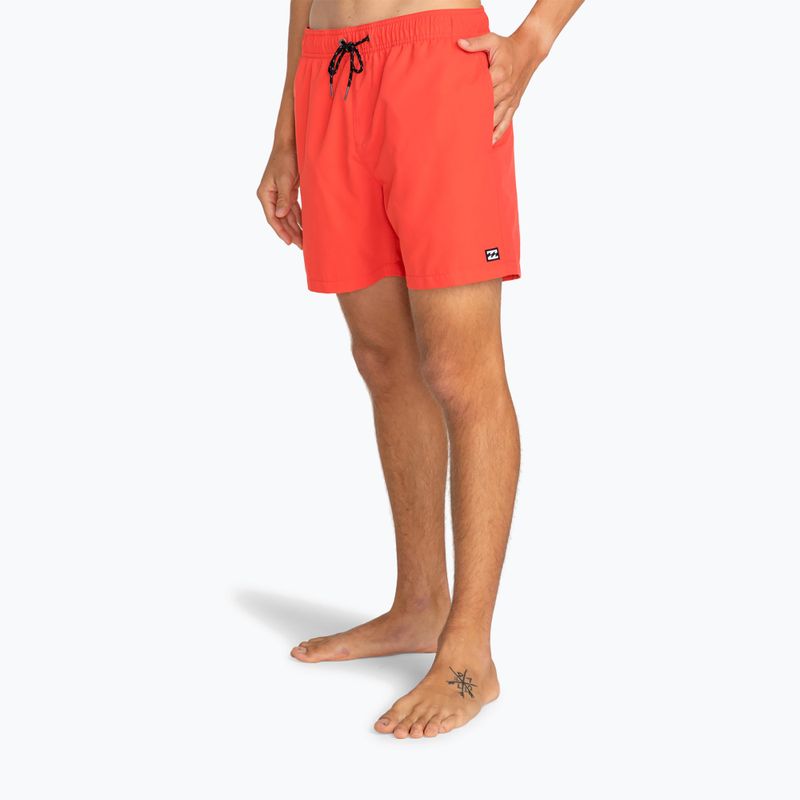Șorturi de baie pentru bărbați Billabong All Day Layback red hot 5