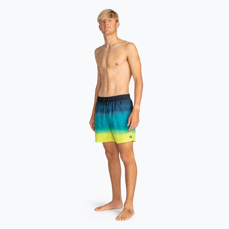 Șort de baie pentru bărbați Billabong All Day Fade Layback black 2