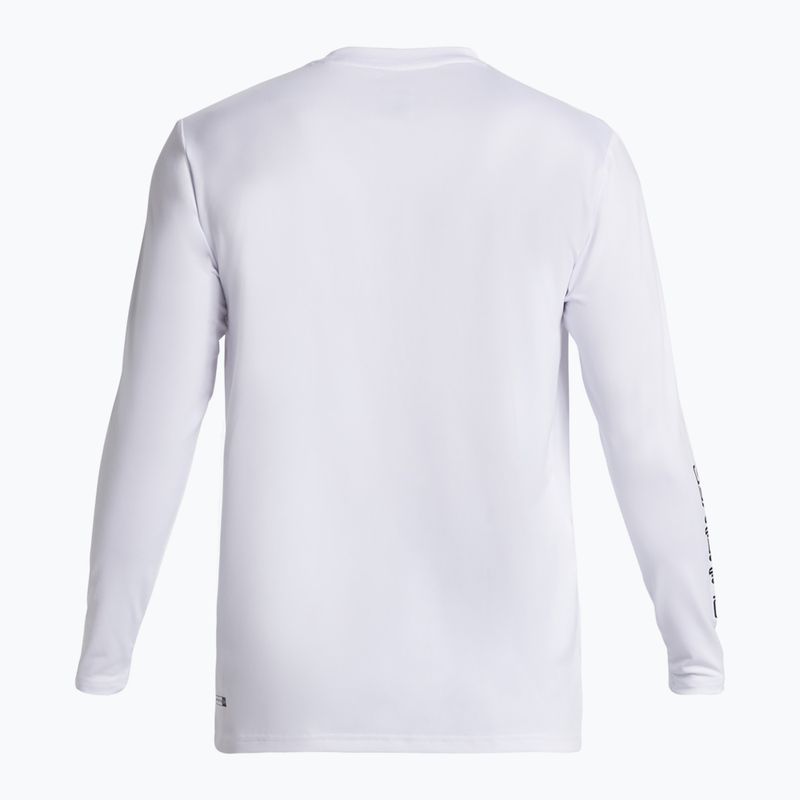 Quiksilver bărbați Everyday Surf Tee alb/alb cu mânecă lungă