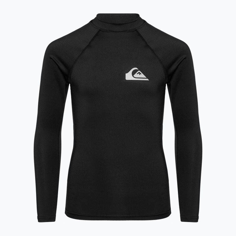 Longsleeve de înot pentru copii Quiksilver Everyday UPF50 black