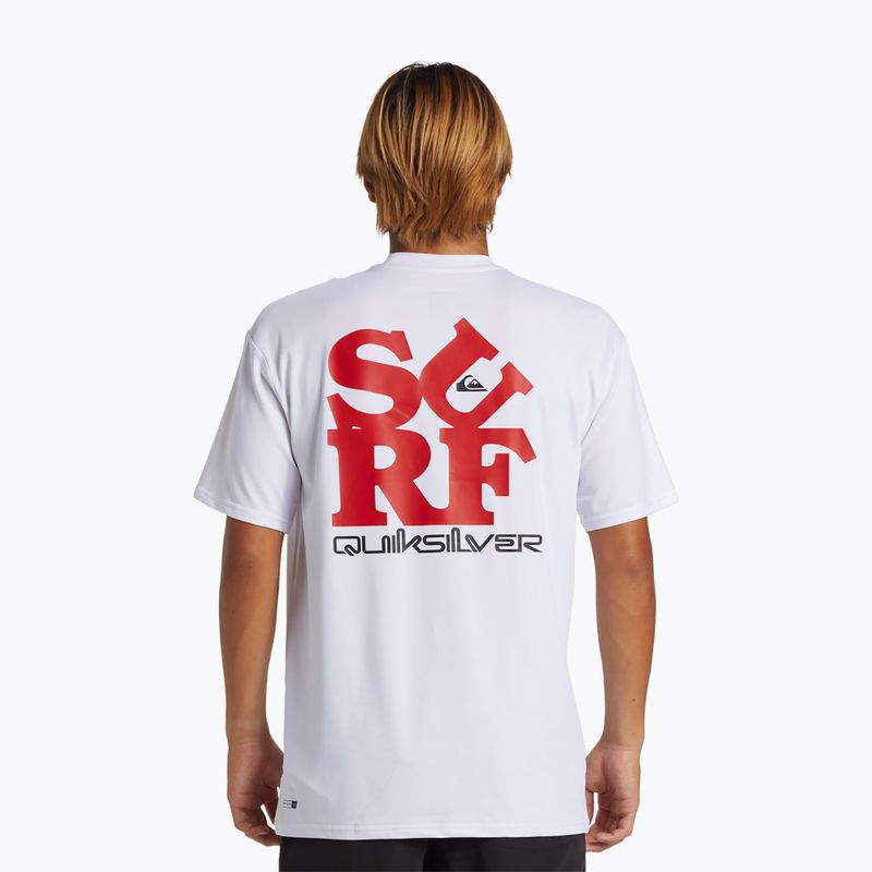 Tricou de înot pentru bărbați Quiksilver Everyday Surf Tee white/black 2