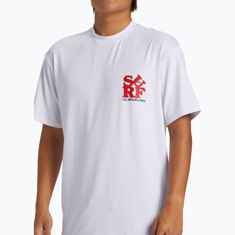 Tricou de înot pentru bărbați Quiksilver Everyday Surf Tee white/black
