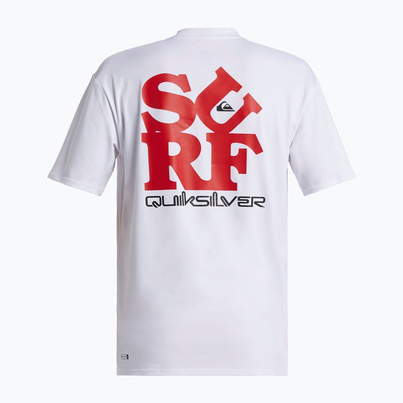 Tricou de înot pentru bărbați Quiksilver Everyday Surf Tee white/black