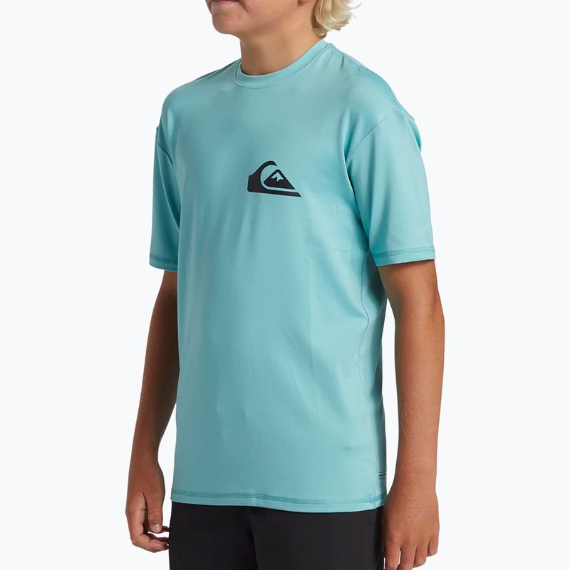 Tricou de înot pentru copii Quiksilver Everyday Surf Tee marine blue 4