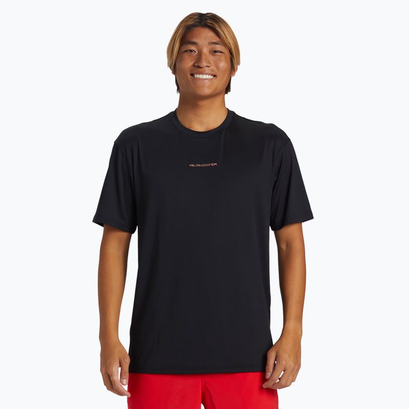 Tricou de înot pentru bărbați Quiksilver Everyday Surf Tee black/white