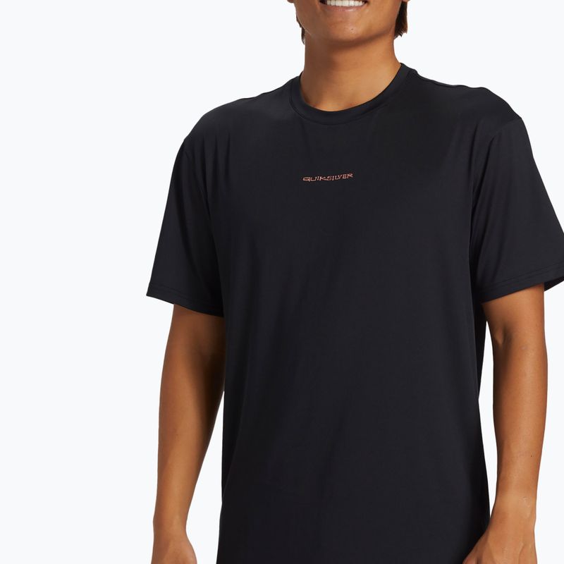 Tricou de înot pentru bărbați Quiksilver Everyday Surf Tee black/white 3