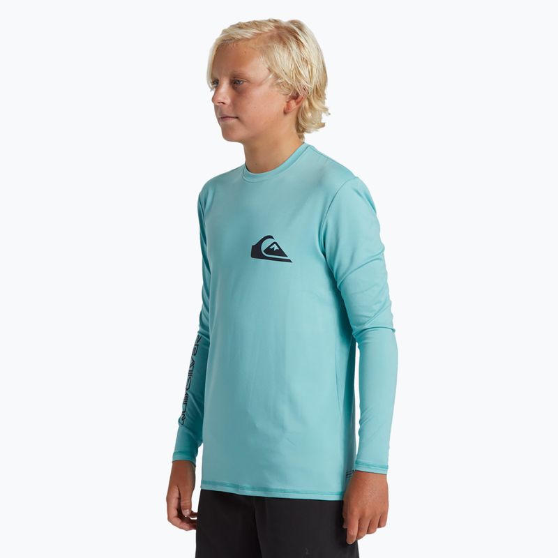 Longsleeve de înot pentru copii Quiksilver Surf Tee marine blue 3