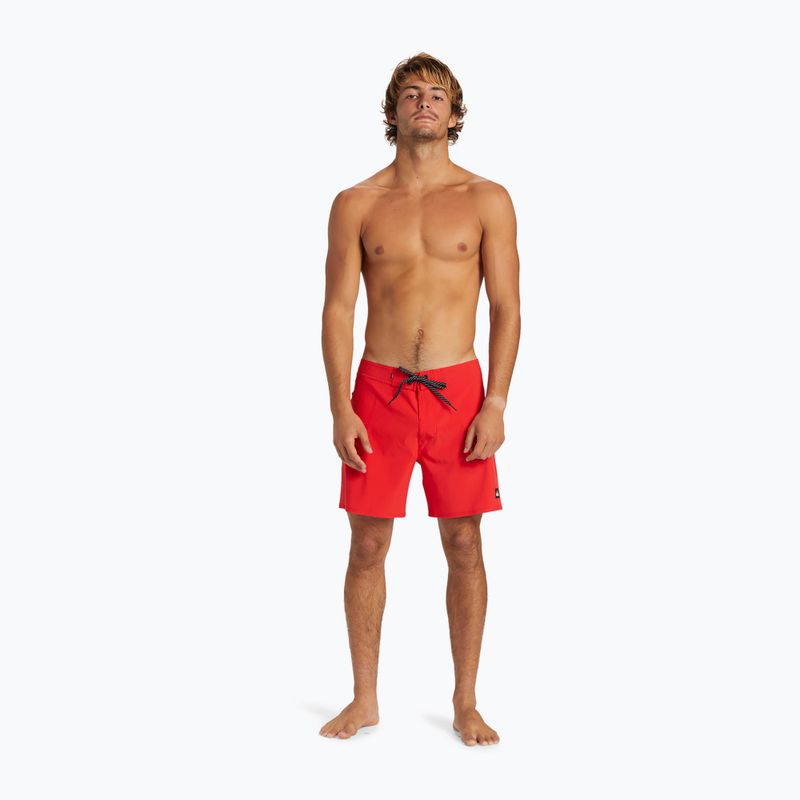 Șort de baie pentru bărbați  Quiksilver Surfsilk Kaimana 16 high risk red