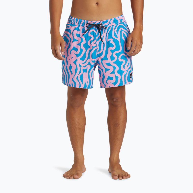 Șort de baie pentru bărbați  Quiksilver Surfsilk Mix Volley 16 prism pink