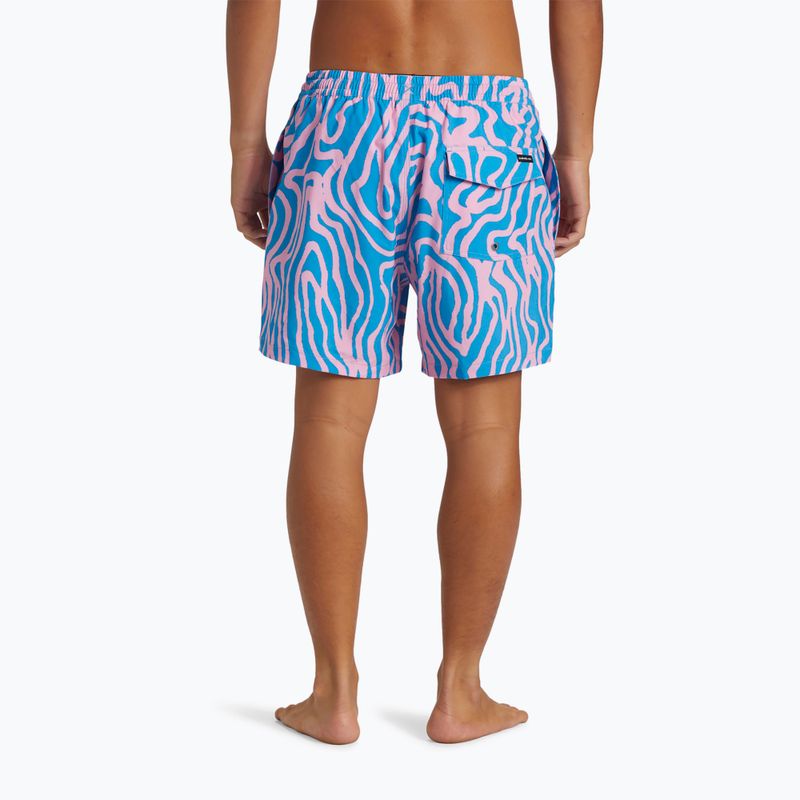 Șort de baie pentru bărbați  Quiksilver Surfsilk Mix Volley 16 prism pink