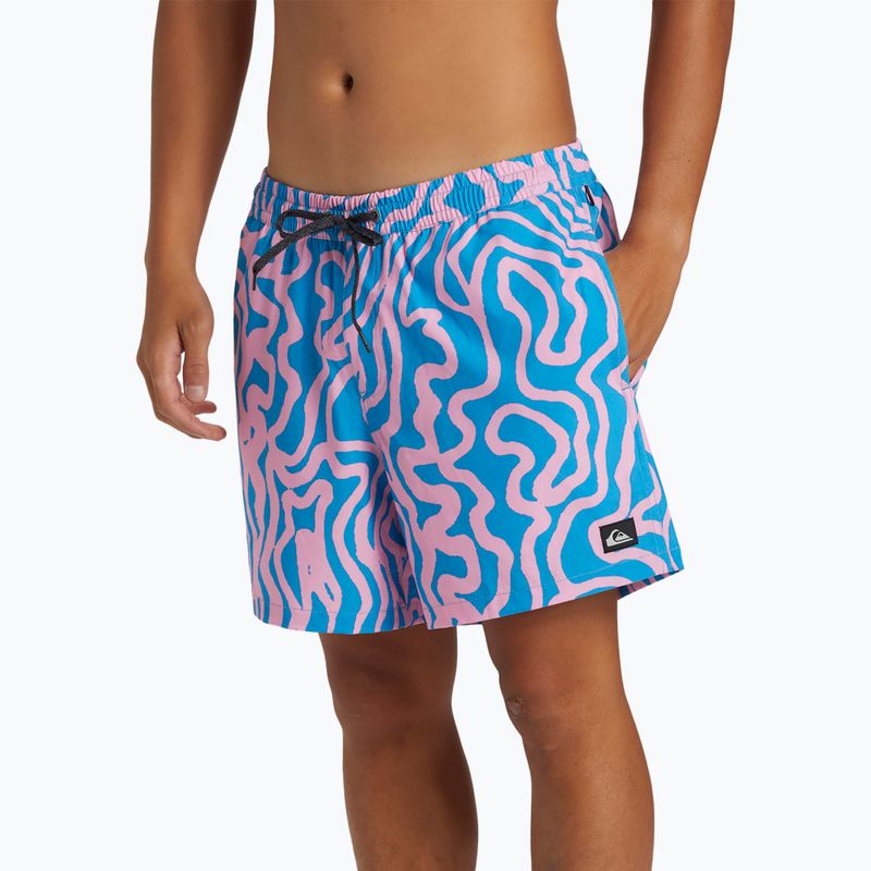Șort de baie pentru bărbați  Quiksilver Surfsilk Mix Volley 16 prism pink