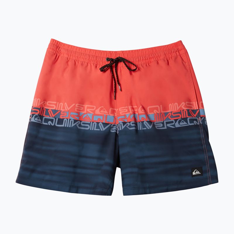 Șort de baie pentru bărbați  Quiksilver Everyday Wordblock Volley 17 cayenne