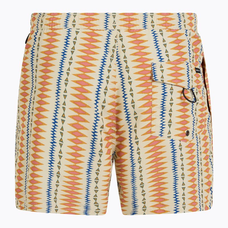Șort de baie pentru bărbați  Quiksilver Remade Mix Volley 16 oyster white 2