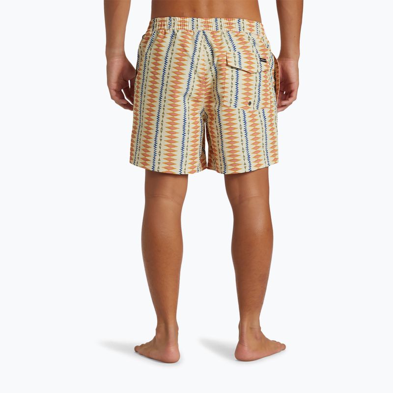 Șort de baie pentru bărbați  Quiksilver Remade Mix Volley 16 oyster white