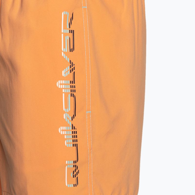 Pantaloni scurți de baie Quiksilver Behind Waves tangerine pentru bărbați 3