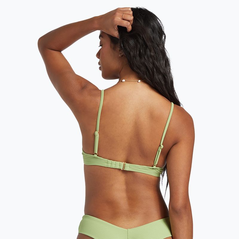 Partea de sus a costumului de baie Billabong Tanlines Reese Underwire palm green