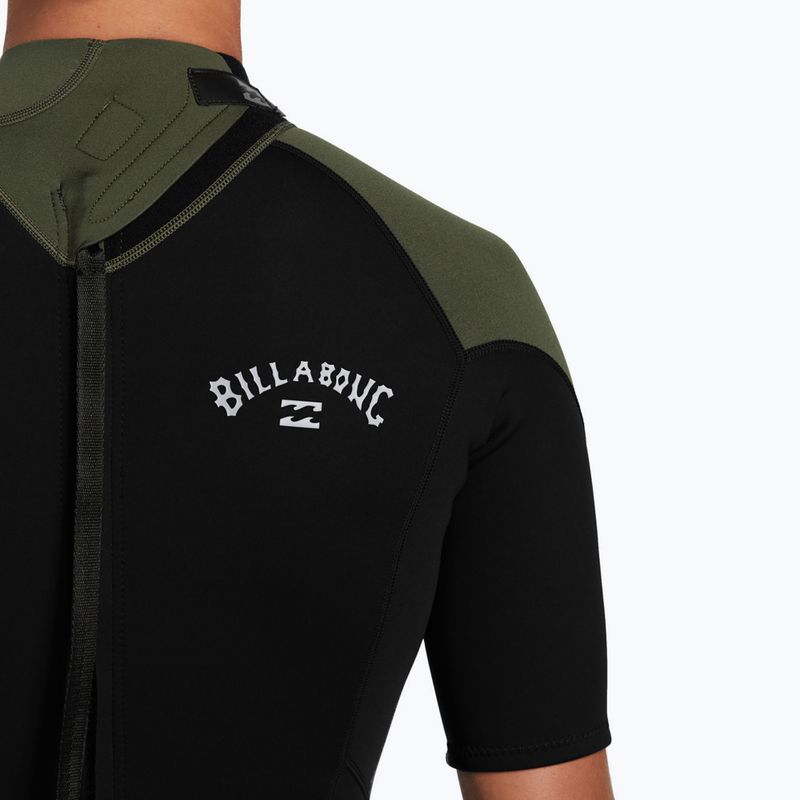 Spumă de înot pentru bărbați Billabong 2 mm Foil Back Zip Spring moss 6